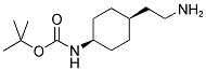 TERT-BUTYL CIS-4-(2-AMINOETHYL)CYCLOHEXYLCARBAMATE Struktur