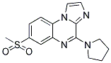 7-(METHYLSULFONYL)-4-PYRROLIDIN-1-YLIMIDAZO[1,2-A]QUINOXALINE Struktur