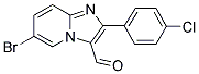 6-BROMO-2-(4-CHLORO-PHENYL)-IMIDAZO[1,2-A]-PYRIDINE-3-CARBALDEHYDE Struktur