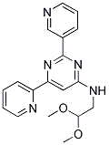 N-(2,2-DIMETHOXYETHYL)-6-PYRIDIN-2-YL-2-PYRIDIN-3-YLPYRIMIDIN-4-AMINE Struktur