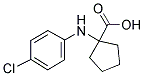 1-(4-CHLORO-PHENYLAMINO)-CYCLOPENTANECARBOXYLIC ACID Struktur