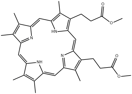 2,4-DIMETHYL DEUTEROPORPHYRIN IX DIMETHYL ESTER Struktur