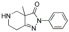 3A-METHYL-2-PHENYL-2,3A,4,5,6,7-HEXAHYDROPYRAZOLO[4,3-C]PYRIDIN-3-ONE Struktur