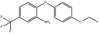 2-(4-ETHOXY-PHENOXY)-5-TRIFLUOROMETHYL-PHENYLAMINE Struktur