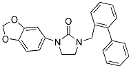 1-(1,3-BENZODIOXOL-5-YL)-3-(1,1'-BIPHENYL-2-YLMETHYL)IMIDAZOLIDIN-2-ONE