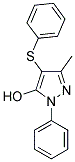 3-METHYL-1-PHENYL-4-(PHENYLTHIO)-1H-PYRAZOL-5-OL Struktur