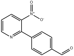 4-(3-NITRO-2-PYRIDINYL)BENZENECARBALDEHYDE Struktur