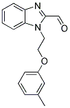 1-[2-(3-METHYLPHENOXY)ETHYL]-1H-BENZIMIDAZOLE-2-CARBALDEHYDE Struktur