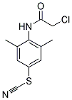 4-[(CHLOROACETYL)AMINO]-3,5-DIMETHYLPHENYL THIOCYANATE Struktur