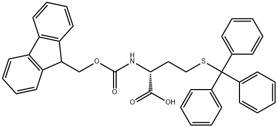 FMOC-D-HOMOCYS(TRT)-OH Struktur