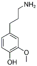 4-(3-AMINOPROPYL)-2-METHOXYPHENOL Struktur