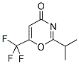 2-ISO-PROPYL-6-TRIFLUOROMETHYL-[1,3]OXAZIN-4-ONE Struktur