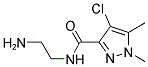 4-CHLORO-1,5-DIMETHYL-1 H-PYRAZOLE-3-CARBOXYLIC ACID (2-AMINO-ETHYL)-AMIDE Struktur