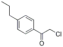 2-CHLORO-1-(4-PROPYL-PHENYL)-ETHANONE Struktur