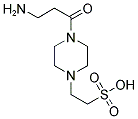 2-[4-(3-AMINO-PROPIONYL)-PIPERAZIN-1-YL]-ETHANESULFONIC ACID Struktur