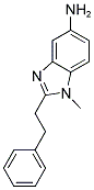 1-METHYL-2-PHENETHYL-1 H-BENZOIMIDAZOL-5-YLAMINE Struktur