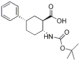 TRANS-2-TERT-BUTOXYCARBONYLAMINO-TRANS-5-PHENYL-CYCLOHEXANECARBOXYLIC ACID Struktur