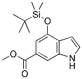 4-(TERT-BUTYLDIMETHYLSILANYLOXY)-1H-INDOLE-6-CARBOXYLIC ACID METHYL ESTER Struktur