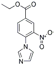 4-IMIDAZOL-1-YL-3-NITRO-BENZOIC ACID ETHYL ESTER Struktur