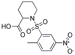 1-[(2-METHYL-5-NITROPHENYL)SULFONYL]PIPERIDINE-2-CARBOXYLIC ACID Struktur