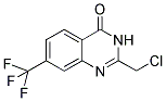 2-(CHLOROMETHYL)-7-(TRIFLUOROMETHYL)QUINAZOLIN-4(3H)-ONE Struktur