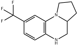 8-(TRIFLUOROMETHYL)-1,2,3,3A,4,5-HEXAHYDROPYRROLO[1,2-A]QUINOXALINE Struktur