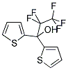 1-(2'-THIOPHENYL)-2,2,3,3,3-PENTAFLUORO-1-THIOPHEN-2-YL-PROPANE-1-OL Struktur