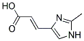 3-(2-METHYL-1H-IMIDAZOL-4-YL)-ACRYLIC ACID Struktur