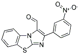 2-(3-NITRO-PHENYL)-BENZO[D]IMIDAZO[2,1-B]THIAZOLE-3-CARBALDEHYDE Struktur