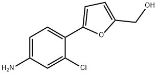 [5-(4-AMINO-2-CHLORO-PHENYL)-FURAN-2-YL]-METHANOL Struktur