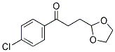 4'-CHLORO-3-(1,3-DIOXOLAN-2-YL)PROPIOPHENONE Struktur