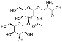 GAL-BETA1-3GALNAC-ALPHA1-O-L-SERINE Struktur