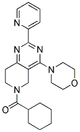 CYCLOHEXYL-(4-MORPHOLIN-4-YL-2-PYRIDIN-2-YL-7,8-DIHYDRO-5H-PYRIDO[4,3-D]PYRIMIDIN-6-YL)-METHANONE Struktur