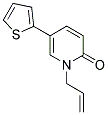 1-ALLYL-5-THIEN-2-YLPYRIDIN-2(1H)-ONE Struktur