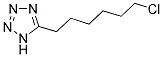 5-(6-CHLOROHEXYL)-1H-TETRAZOLE Struktur