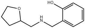 2-[[(TETRAHYDRO-FURAN-2-YLMETHYL)-AMINO]-METHYL]-PHENOL Struktur