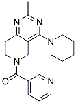 2-METHYL-4-PIPERIDIN-1-YL-6-(PYRIDIN-3-YLCARBONYL)-5,6,7,8-TETRAHYDROPYRIDO[4,3-D]PYRIMIDINE Struktur