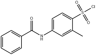 4-BENZOYLAMINO-2-METHYL-BENZENESULFONYL CHLORIDE Struktur