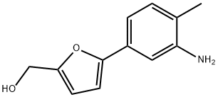 [5-(3-AMINO-4-METHYLPHENYL)-2-FURYL]METHANOL Struktur