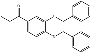 3',4'-DIBENZYLOXY-1-PHENYLPROPIOPHENONE Struktur