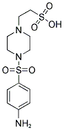 2-[4-(4-AMINO-BENZENESULFONYL)-PIPERAZIN-1-YL]-ETHANE SULFONIC ACID Struktur