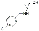 2-((4-CHLOROBENZYL)AMINO)-2-METHYLPROPAN-1-OL Struktur