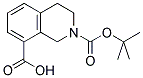 3,4-DIHYDRO-1H-ISOQUINOLINE-2,8-DICARBOXYLIC ACID 2-TERT-BUTYL ESTER Struktur