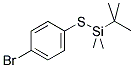 (4-BROMOPHENYLTHIO)DIMETHYL-TERT-BUTYLSILANE Struktur