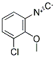 3-CHLORO-2-METHOXYPHENYLISOCYANIDE Struktur