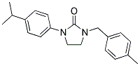 1-(4-ISOPROPYLPHENYL)-3-(4-METHYLBENZYL)IMIDAZOLIDIN-2-ONE Struktur