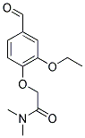 2-(2-ETHOXY-4-FORMYLPHENOXY)-N,N-DIMETHYLACETAMIDE Struktur