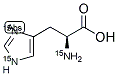 L-HISTIDINE-15N3 Struktur