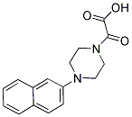 [4-(2-NAPHTHYL)PIPERAZIN-1-YL](OXO)ACETIC ACID Struktur