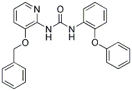 1-(3-(PHENYLMETHOXY)(2-PYRIDYL))-3-(2-PHENOXYPHENYL)UREA Struktur